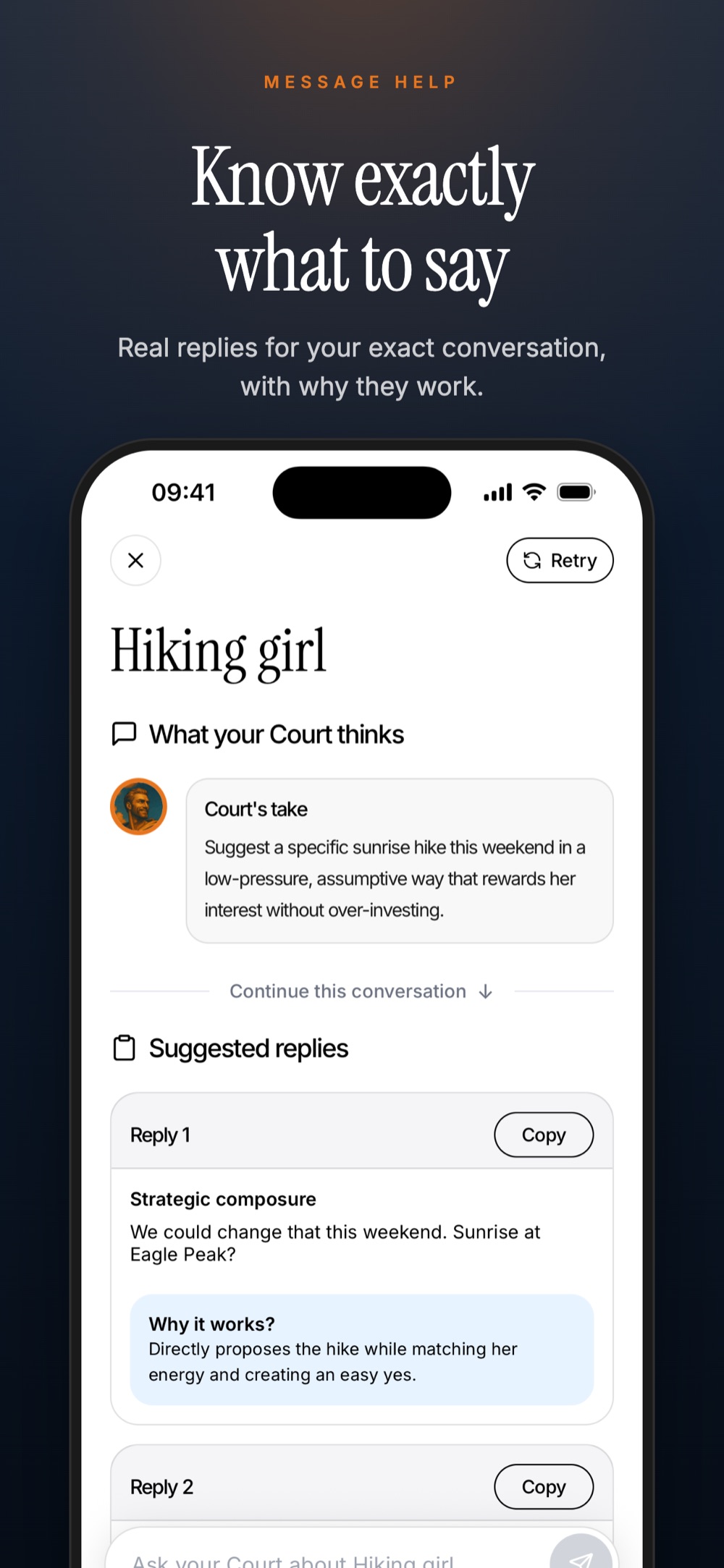 Message Help